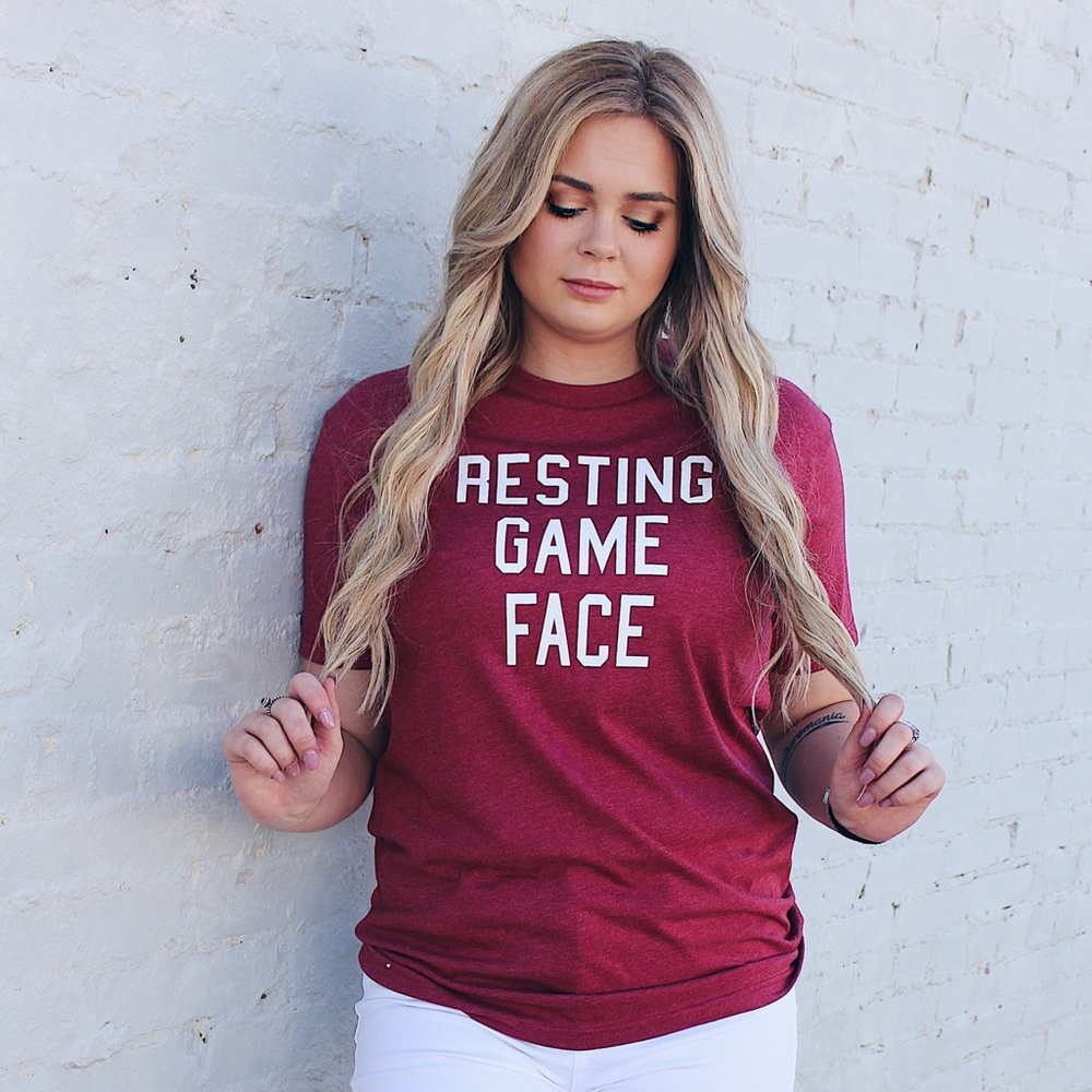 Resting game face T-shirt